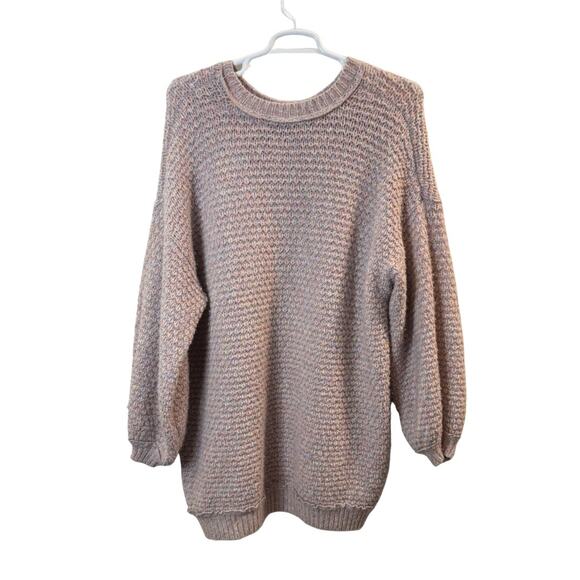 Free People Women’s Pastel Knit Tunic Sweater - Picture 2 of 6